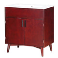 Bathroom Vanity Set With Sink, Combo Cabinet, Bathroom Storage Cabinet Espresso Solid Wood