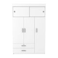 Armoire Chaplin, Bedroom, White White Particle Board Engineered Wood