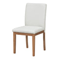 5 Piece Farmhouse Style Dining Table Set, Marble Sticker And Cross Bracket Pedestal Dining Table, And 4 Upholstered Chairs White Walnut Upholstered Chair Wood White Walnut Seats 4 Wood Dining Room Antique,Classic,Farmhouse Pedestal Round Dining Table