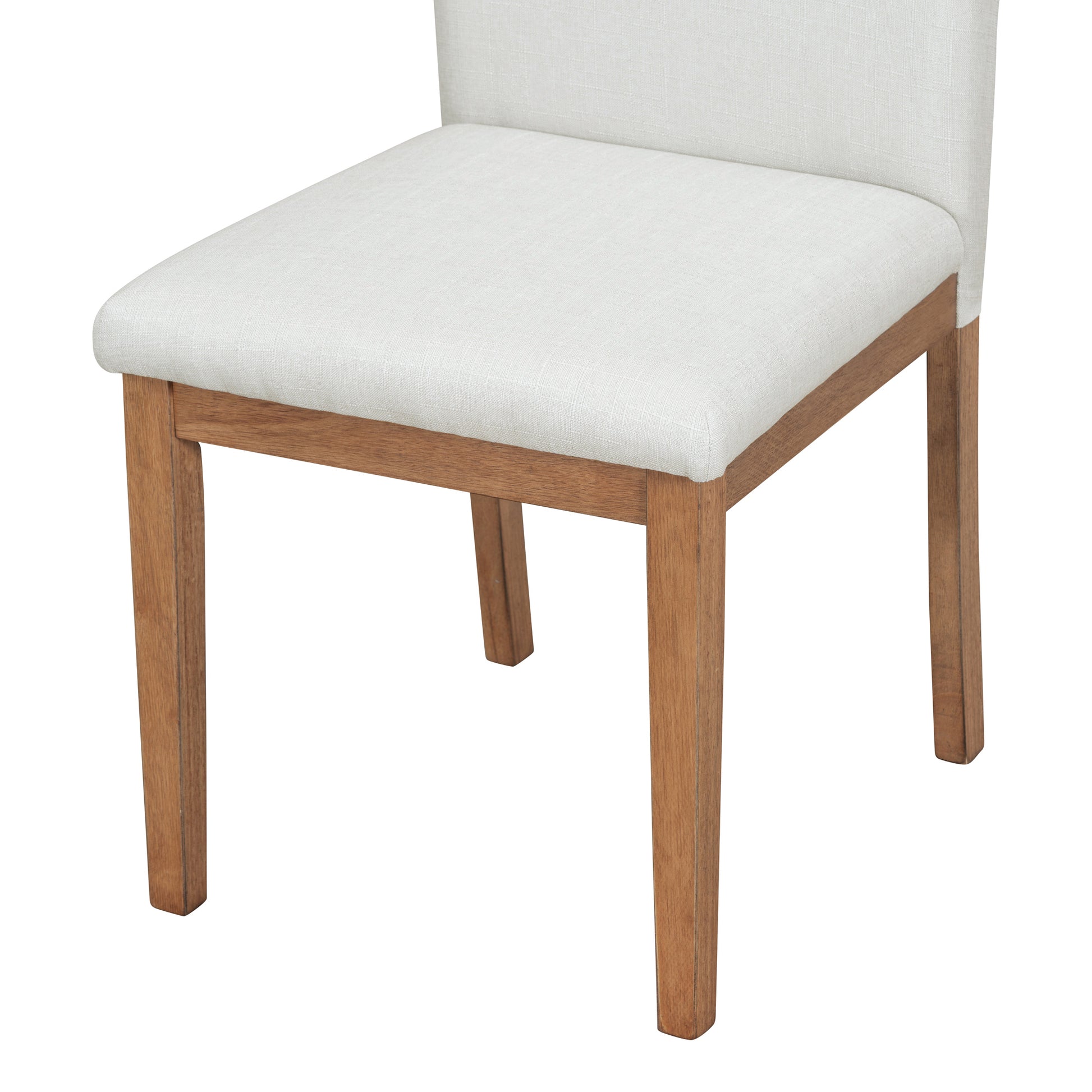5 Piece Farmhouse Style Dining Table Set, Marble Sticker And Cross Bracket Pedestal Dining Table, And 4 Upholstered Chairs White Walnut Upholstered Chair Wood White Walnut Seats 4 Wood Dining Room Antique,Classic,Farmhouse Pedestal Round Dining Table