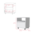 Laurel 2 Piece Bedroom Set, Nightstand Armoire, White White Particle Board Engineered Wood