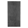 Three Door Armoire Clark, Bedroom, Smokey Oak White Multicolor Particle Board Engineered Wood