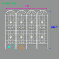 4 Pack Metal Garden Trellis 86.7