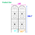 2 Pack Metal Garden Trellis 86.7