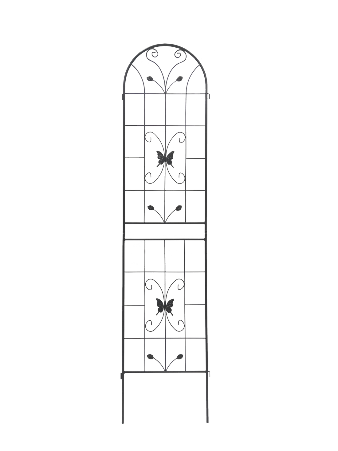 4 Pack Metal Garden Trellis 86.7" X 19.7" Rustproof Trellis For Climbing Plants Outdoor Flower Support Black Black Garden & Outdoor Iron