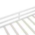 Twin Size Low Loft Bed With Two Movable Shelves And Ladder,With Decorative Guardrail Chalkboard,White Old Sku: Wf283286Aak Box Spring Not Required Twin White Wood Bedroom Pine