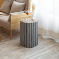 Et1009 16 End Table Gray Grey Primary Living Space Modern Open Storage Coffee & End Tables Wood