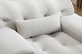 Large Size 1 Seater Sofa, Pure Foam Comfy Sofa Couch, Modern Lounge Sofa For Living Room, Apartment Beige Foam Spring