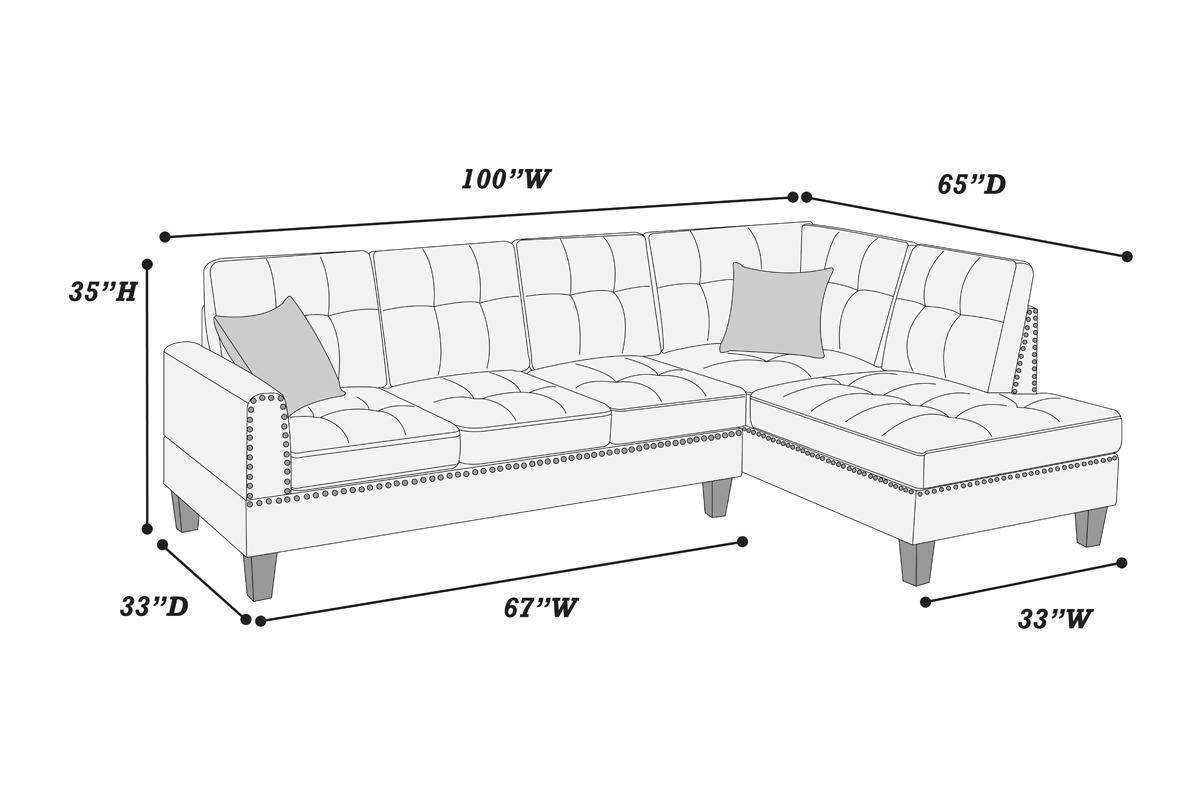 2 Pcs Sectional Set Living Room Furniture Laf Sofa And Raf Chaise Azure Blue Color Linen Like Fabric Tufted Couch Blue Primary Living Space Contemporary,Modern,Transitional L Shaped Rubberwood Fabric 5 Seat