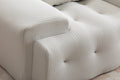 Large Size 1 Seater Sofa, Pure Foam Comfy Sofa Couch, Modern Lounge Sofa For Living Room, Apartment Beige Foam Spring