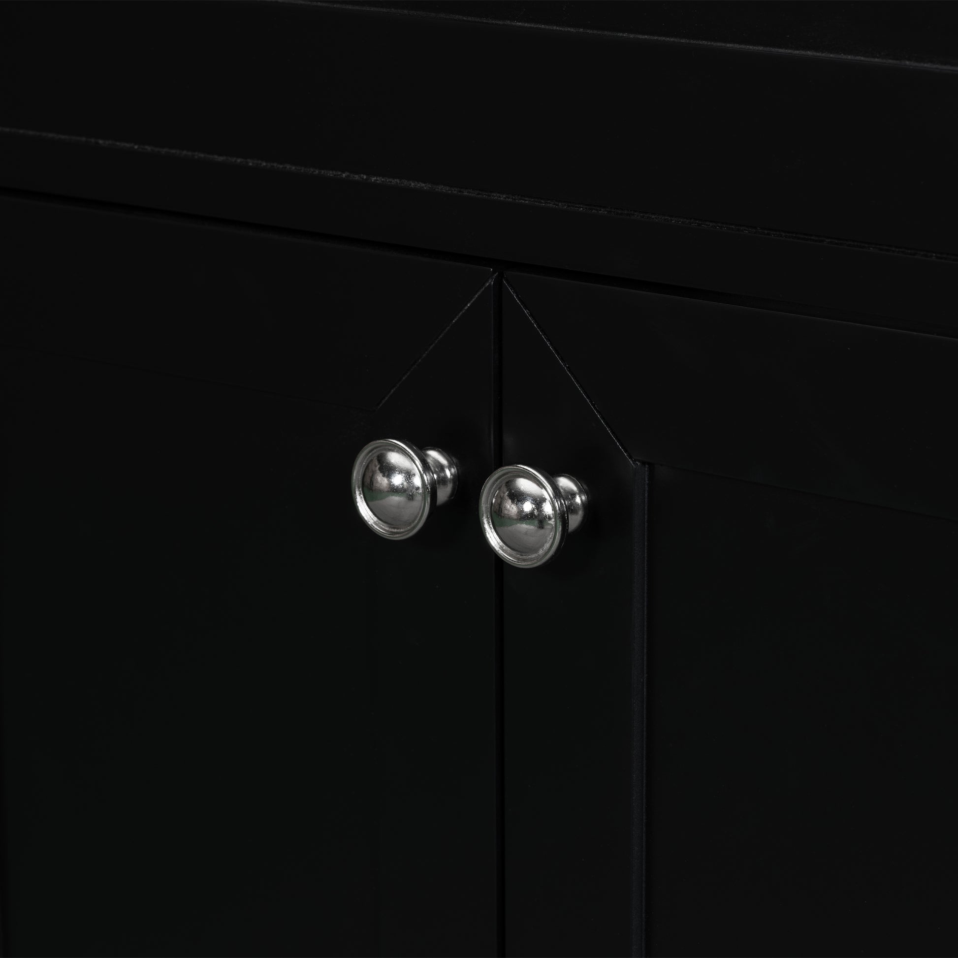 36" Bathroom Vanity With Sink Combo, Black Bathroom Cabinet With Drawers, Solid Frame And Mdf Board Old Sku:Jl000007Aab Black Solid Wood Mdf