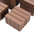 Plastic Interlocking Deck Tiles,44 Pack Patio Deck Tiles,12