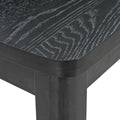 Rustic Extendable 84Inch Dining Table Set With 24Inch Removable Leaf6 Upholstered Armless Dining Chairs And 2 Padded Arm Chairs, 9 Pieces, Black Wood Dining Room Extendable Rubberwood Rectangular Dining Table With Chair Upholstered Chair Wood Black Gray