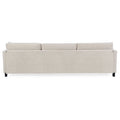 107.87'Sectional Sofa Couch With 1 Ottoman,Seat Cushion And Back Cushion Removable Beige Polyester