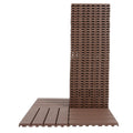 Plastic Interlocking Deck Tiles,44 Pack Patio Deck Tiles,12