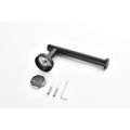 3 Piece Bathroom Hardware Set Matte Black Stainless Steel