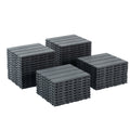 Plastic Interlocking Deck Tiles,44 Pack Patio Deck Tiles,12