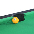 6 Ft Pool Table With Table Tennis Top Black With Green Felt Blackish Green Engineered Wood