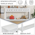 Rustic Entryway Console Table, 60