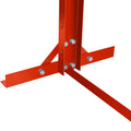 Steel H Frame Hydraulic Garage Shop Floor Press With Stamping Plates, With A Pressure Gauge,12 Ton 24,000 Lb Capacity, Red Red Steel