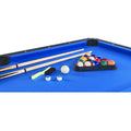 6 Ft Pool Table With Table Tennis Top Black With Blue Felt Black Blue Engineered Wood