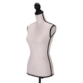 Female Mannequin Torso Dress Form Manikin Body Model With Tripod Wood Stand 51.2