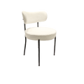 Scalable Dining Table Table Set For 6 8 Person For Dining Room,Curved Backrest Round Upholstered Soft Padded Armless Dining Chairs And Very Large Dining Room Table Kitchen Table Chair Set Black White Mdf Metal
