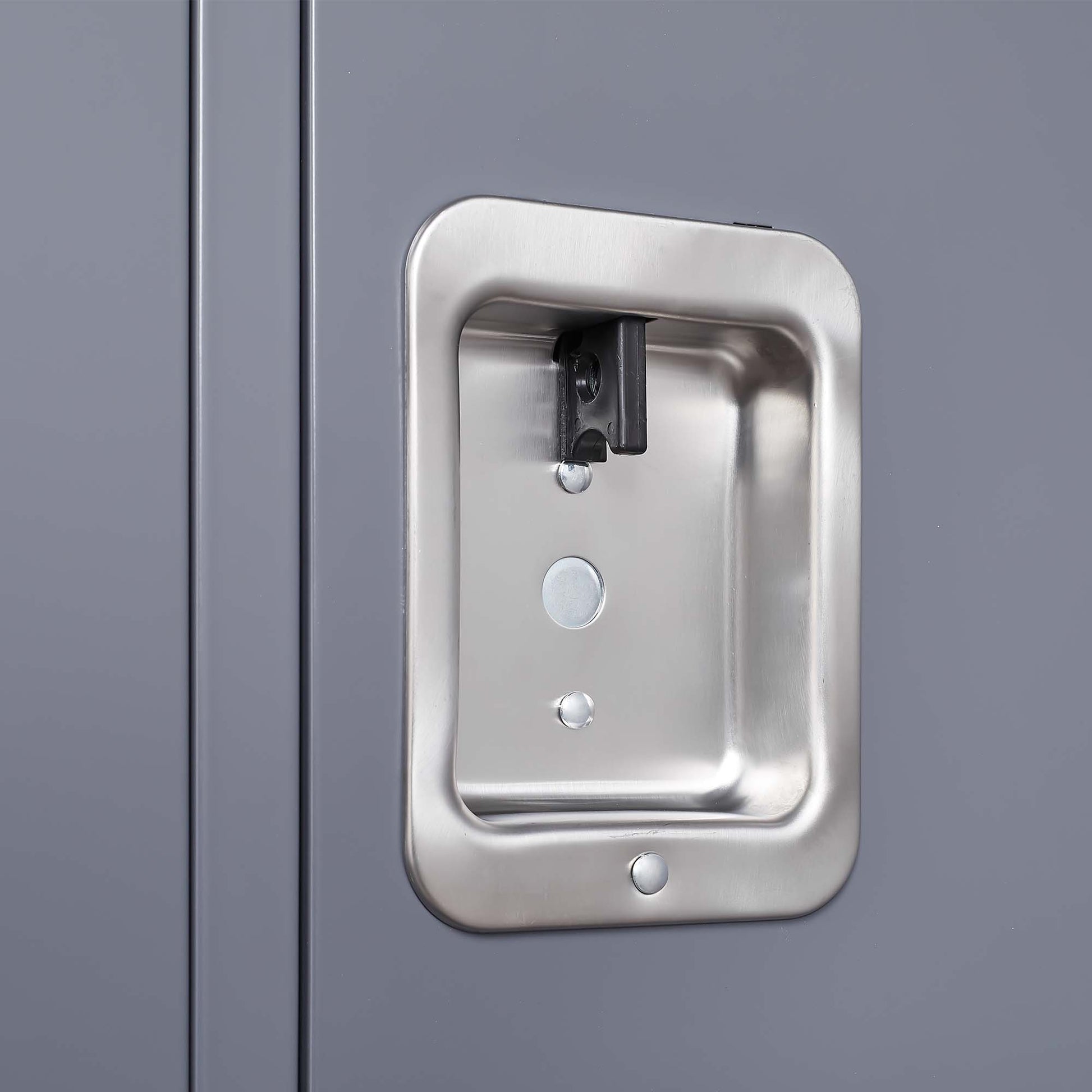 3 Door 66"H Metal Lockers With Lock For Employees,Storage Locker Cabinet For Home Gym Office School Garage,Gray Freestanding 3 4 Spaces Gray Gym Door Locks Modern Metal Metal