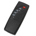Electric Fireplace With Remote Control And Temperature Adjustment Set, Black Black Metal