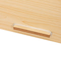 Wooden Hamster Cage Small Animals House, Acrylic Hutch For Dwarf Hamster, Guinea Pig, Chinchilla, Opening Top With Air Vents Natural Mdf