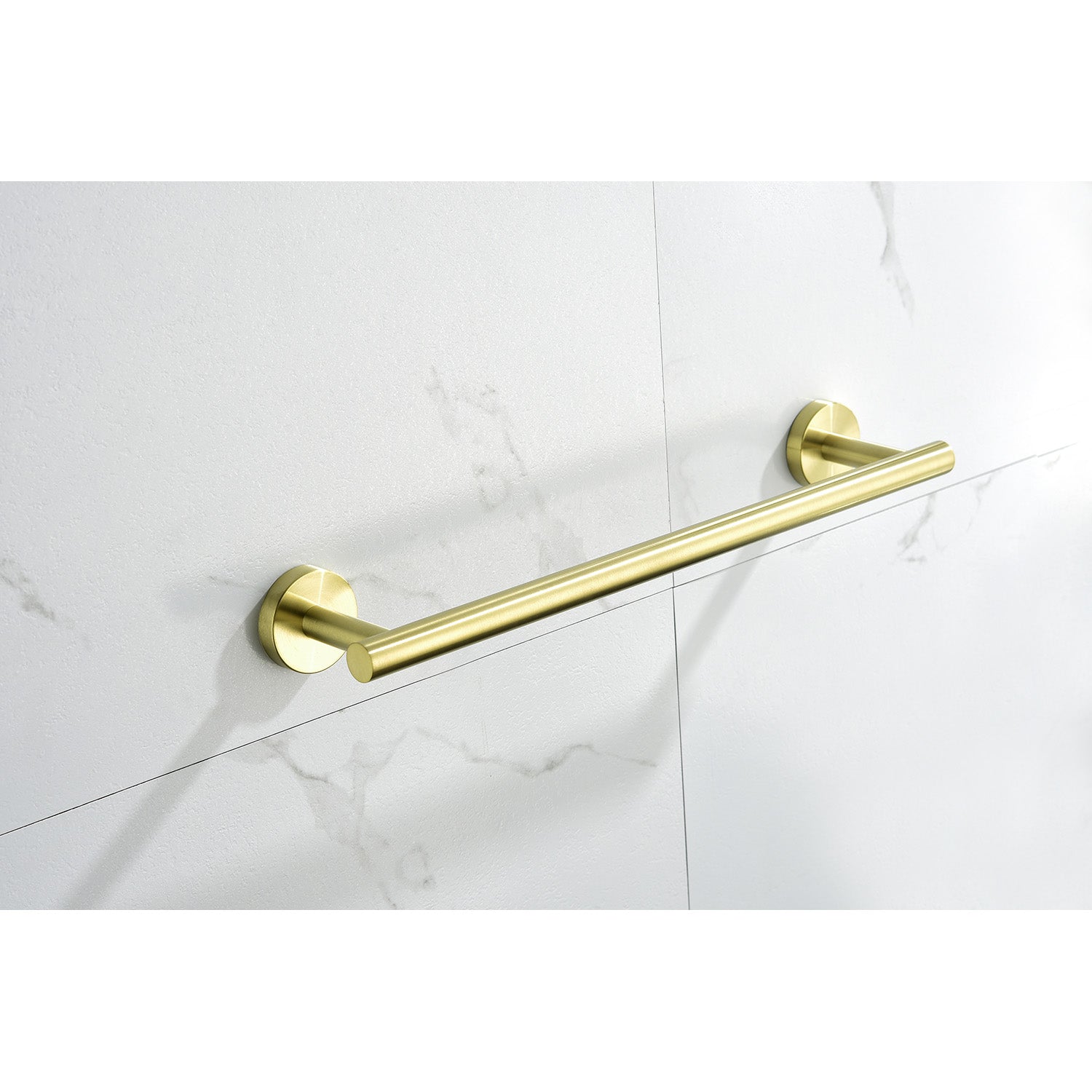 3 Piece Bathroom Hardware Set Brushed Gold Stainless Steel