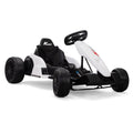 Electric Gokart Pro, Kids Racing Car, Outdoor Ride On Toy With Mp3 For Kids Aged 4 16, Black And White Black White Polypropylene