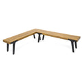 Bench Set Of 2 Teak Wood