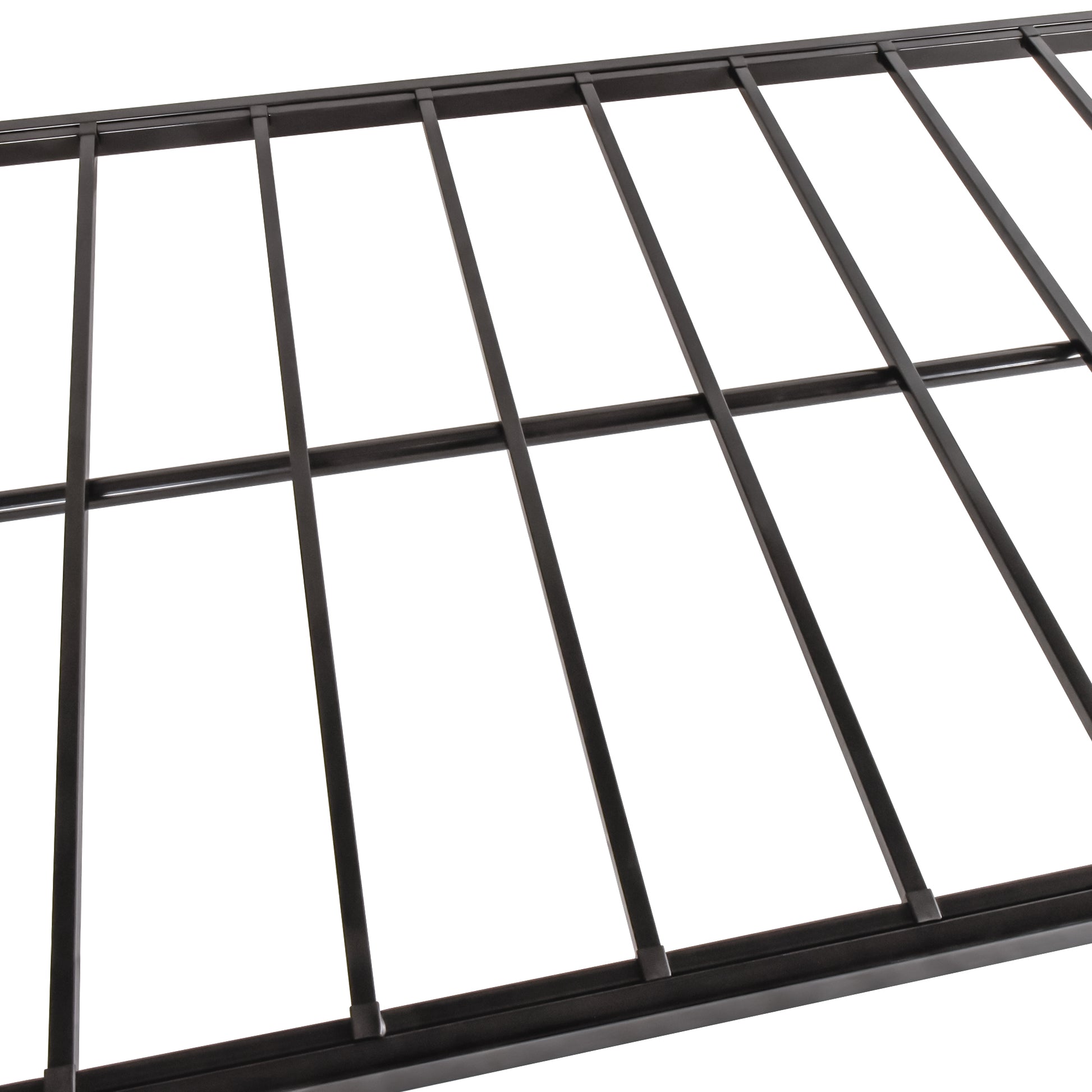 Twin Over Twin Bunk Bed, Metal Frame With Ladder Box Spring Not Required Twin Black Metal Bedroom Modern Bed Frame Metal Metal