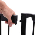 Fireplace Fence Black 5 Piece Set Black Metal