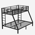 Metal Twin Xl Over Queen Bunk Bed For Teens And Adults,Space Saving Noise Reduced No Box Spring Needed, Old Sku W1307S00013 Expect Arrive Date 2024 3 24 Twin Xl Black Metal