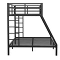Metal Twin Xl Over Queen Bunk Bed For Teens And Adults,Space Saving Noise Reduced No Box Spring Needed, Old Sku W1307S00013 Expect Arrive Date 2024 3 24 Twin Xl Black Metal