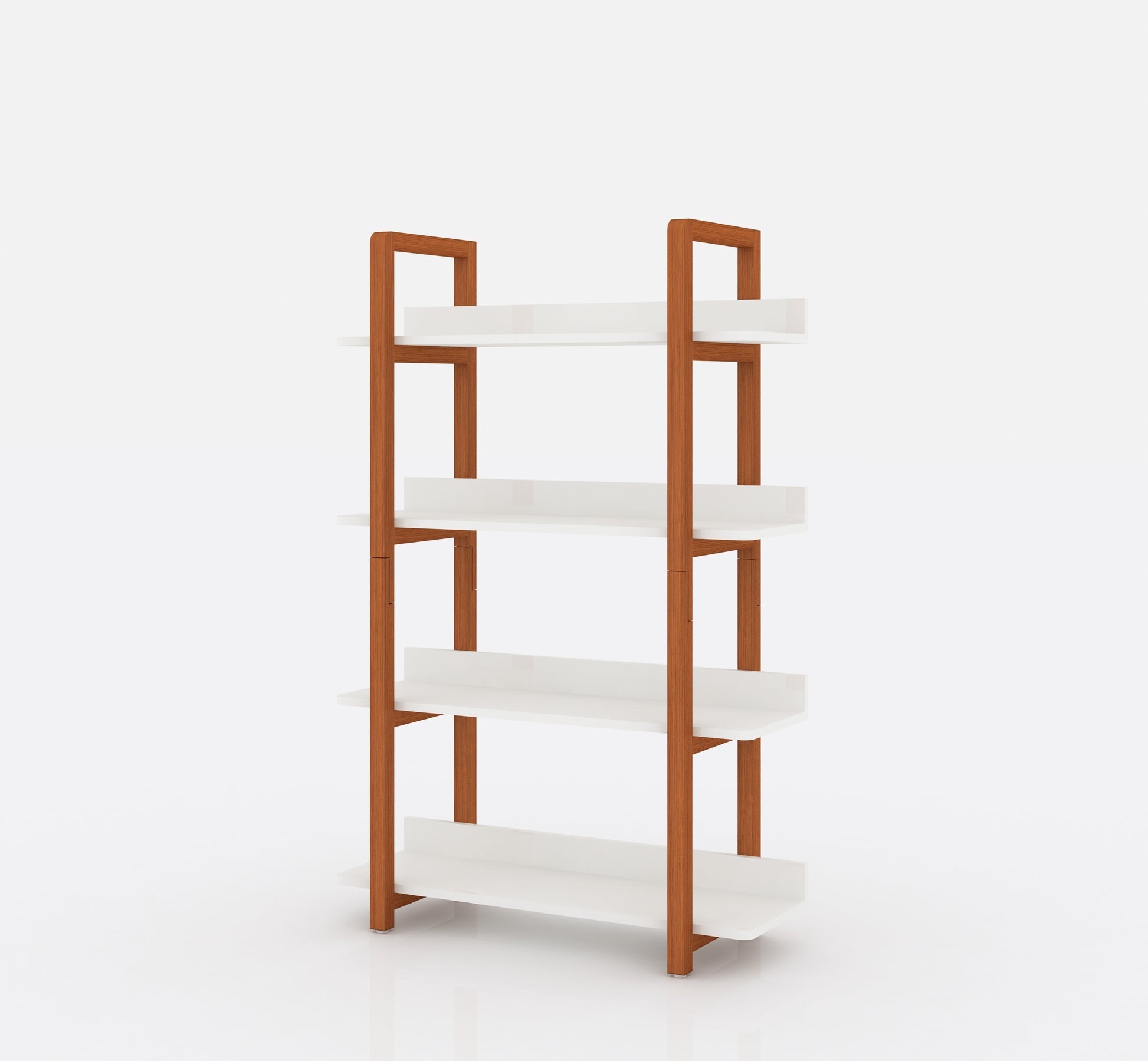 Solid Wood Bookshelf,The Four Layer Multifunctional Open Shelf Can Also Be Used As A Bookshelf Or Plant Rackbookshelf Or Plant Rack Natural Wood