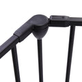 Fireplace Fence Black 5 Piece Set Black Metal