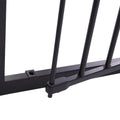 Fireplace Fence Black 5 Piece Set Black Metal