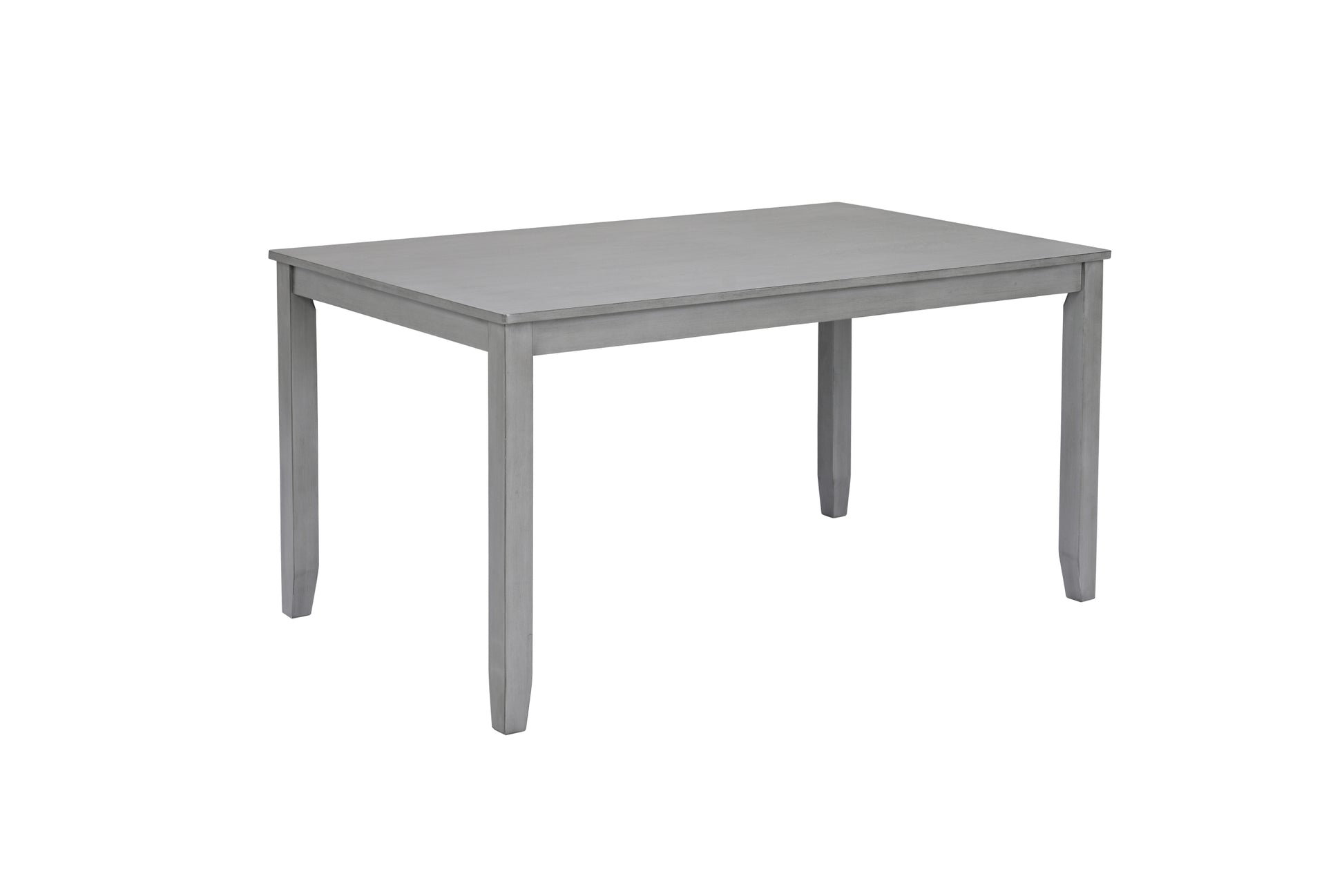 Wooden Dining Rectangular Table, Kitchen Table For Small Space, 4 Person Dining Table, Grayonly The Table Wood Gray Gray Wood Dining Room Acacia 4 Leg Rectangular Acacia Wood