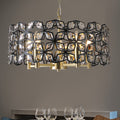 Modern Crystal Chandelier For Living Room Round Cristal Lamp Luxury Home Decor Light Fixture Transparent Modern Crystal