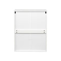 Wall Mounted Barber Shampoo Station Storage Cabinet Salon Beauty Spa Equipment For Barber Salon Shop White Mdf