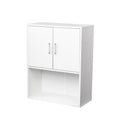 Wall Mounted Barber Shampoo Station Storage Cabinet Salon Beauty Spa Equipment For Barber Salon Shop White Mdf