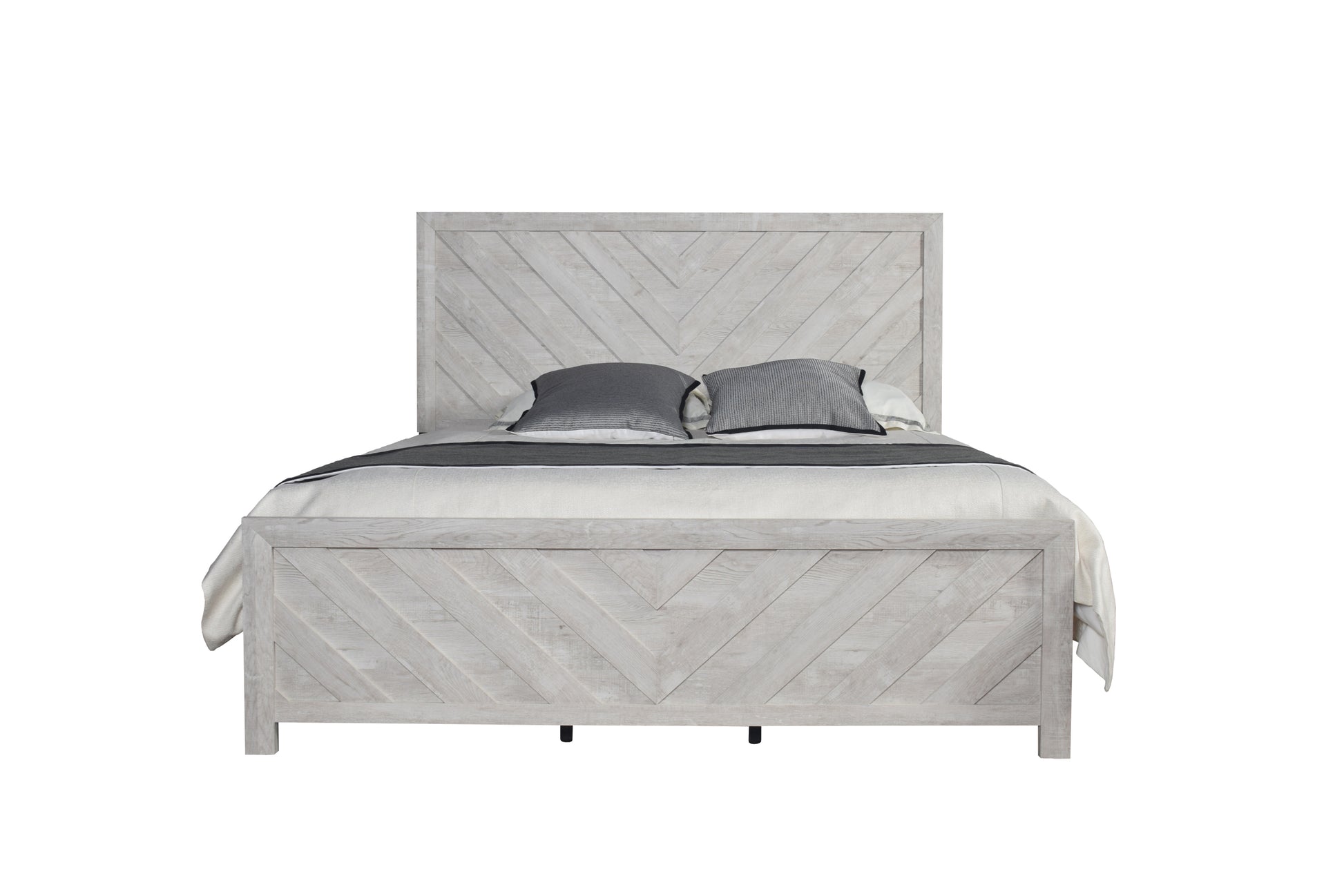 Denver King 5Pc Modern Style Storage Bedroom Set Made With Wood In Gray Box Spring Required King Gray Wood Gray 5 Piece Set Bedroom Bed Included,Chest Included,Dresser Included,Mirror Included,Nightstand Included Contemporary,Modern Wood