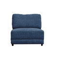 Summit Navy Modular Sectional 4 Seat Configuration Navy Wood Polyester 4 Seat