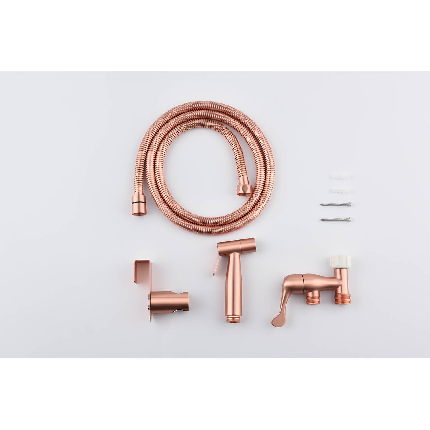 Bidet Sprayer For Toilet, Handheld Cloth Diaper Sprayer Rose Gold Metal