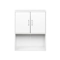 Wall Mounted Barber Shampoo Station Storage Cabinet Salon Beauty Spa Equipment For Barber Salon Shop White Mdf