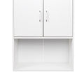 Wall Mounted Barber Shampoo Station Storage Cabinet Salon Beauty Spa Equipment For Barber Salon Shop White Mdf