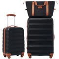 Hardshell Luggage Sets 2Pcs Bag Spinner Suitcase With Tsa Lock Lightweight 20